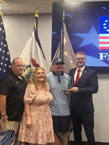 Wolfe honored as inaugural Freedom 250 Hometown Hero, receives Quilt of Valor in emotional ceremony
